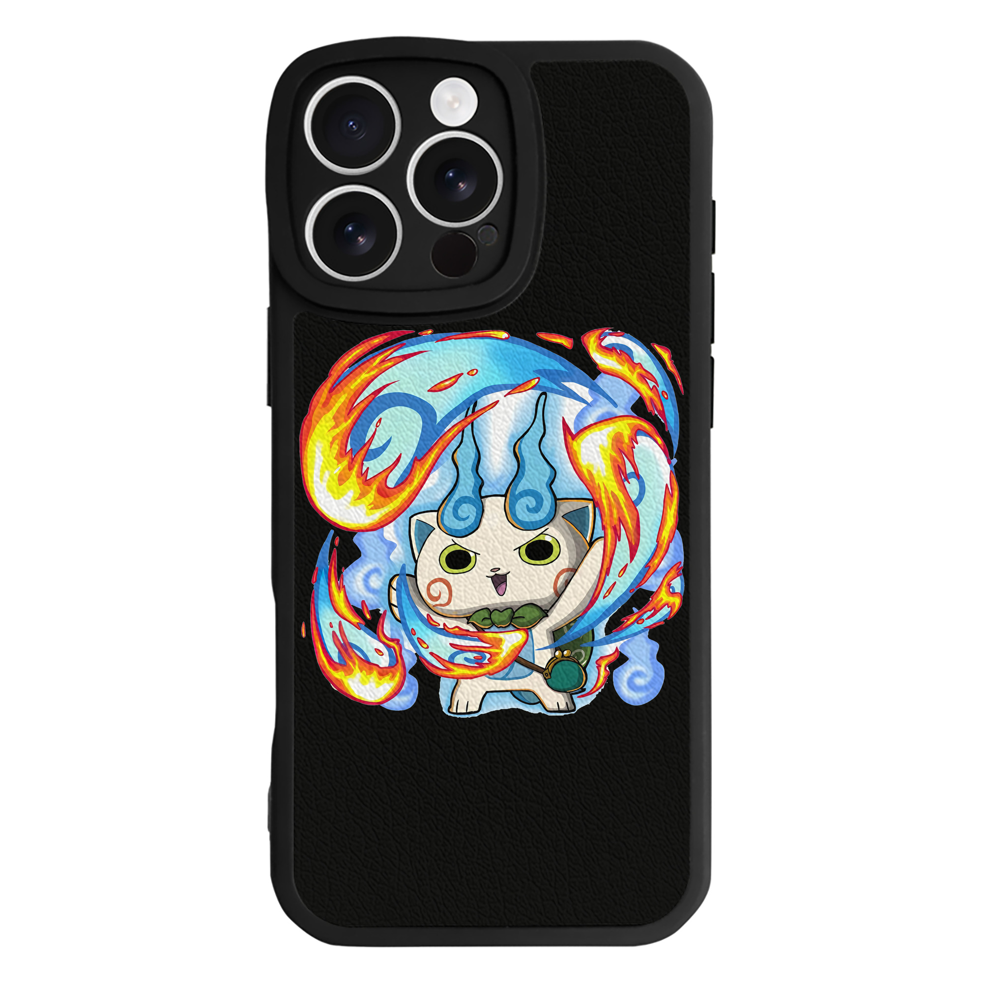 （画像用） 妖怪ウォッチ Yo-kai Watch 【iPhone 16シリーズ対応】シリコンスマホケース（レザー調） 材質：シリコン